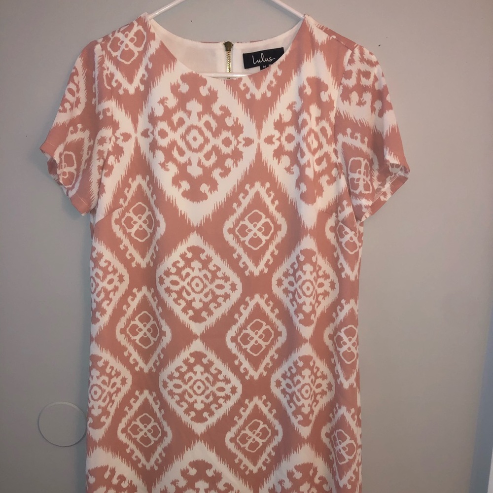 Lulu’s pink slip dress